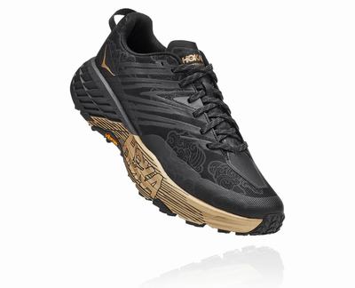 Hoka One One All Gender Speedgoat 4 CNY Sneakers Black/Gold (HO3208) Australia